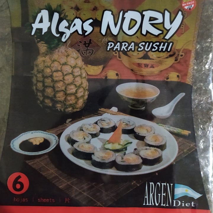 photo of ArgenDiet Algas Nory para Sushi shared by @romibaranda on  02 Apr 2021 - review