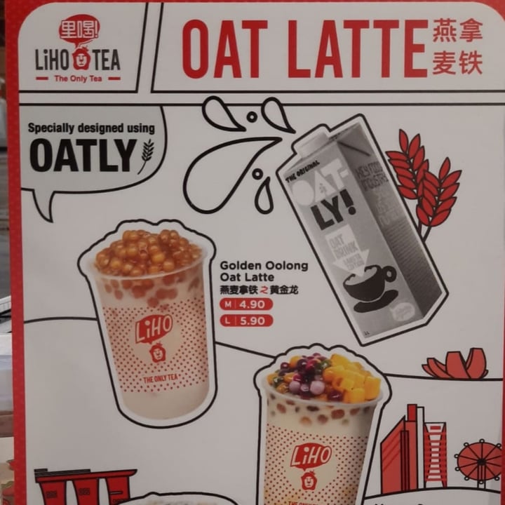 photo of LiHO TEA @ Tanjong Pagar Center Golden Oolong Oat Latte shared by @yamspotatoes on  14 Sep 2020 - review