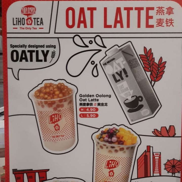 review photo of LiHO TEA @ Tanjong Pagar Center Golden Oolong Oat Latte shared by @yamspotatoes on 14 Sep 2020 - review
