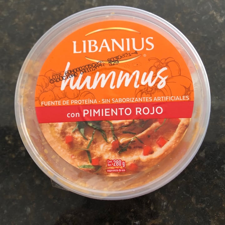 photo of Libanius Hummus con Pimiento Rojo shared by @dany12 on  08 Sep 2021 - review