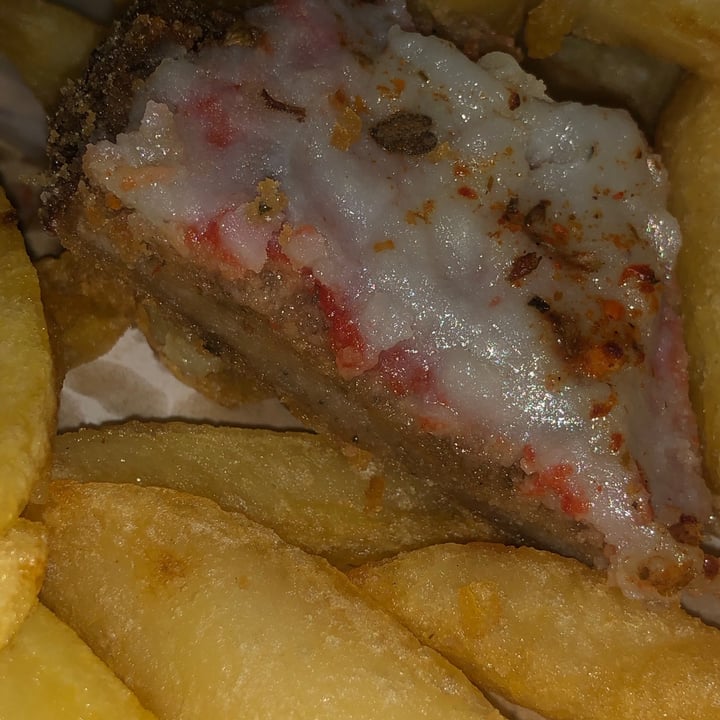 photo of Venue Milanesa Napolitana De Seitán Con Papas Fritas shared by @goodhabitos on  07 Apr 2021 - review