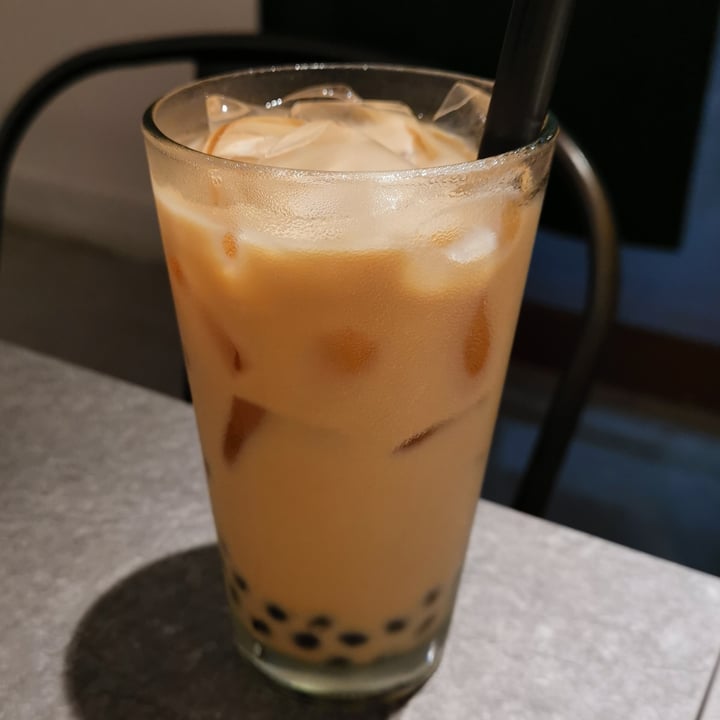 photo of Green on Earth Vegetarian Cafe Iced Milk Tea With Pearl shared by @estel-la on  24 Oct 2020 - review