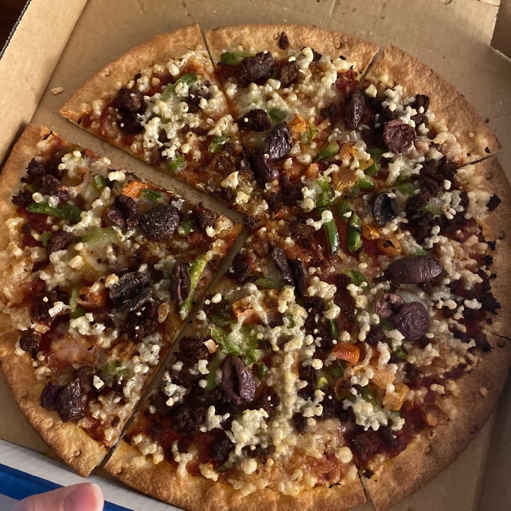 review photo of Domino's Pizza Taringa Spicy veg trio - Vegan shared by @delilahlua on 03 Jun 2021 - review