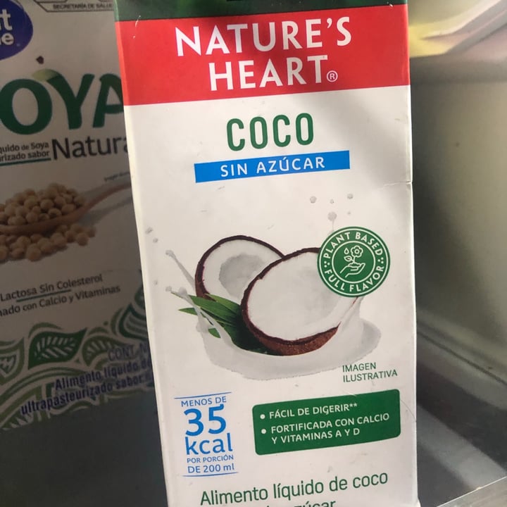 photo of Nature's Heart leche de coco sin azúcar shared by @ximenamir on  04 Jun 2021 - review