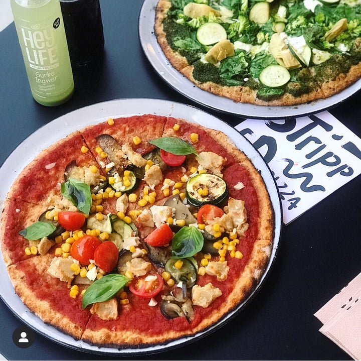 photo of Stripped Pizza Pizza Veganzza shared by @blueberrysmiles22 on  23 Jun 2019 - review