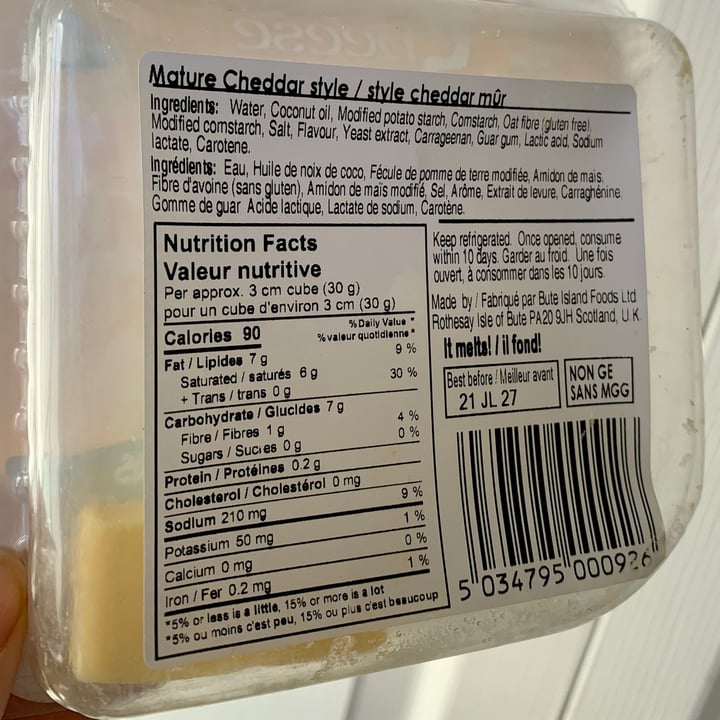 photo of Bute Island Foods Mature Cheddar Style Block shared by @selene00 on  18 Feb 2021 - review