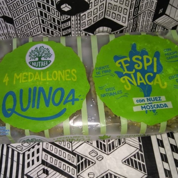 photo of Nutree Medallones De Quinoa Espinaca Con Nuez Moscada shared by @maldiitabendiita on  28 Oct 2020 - review
