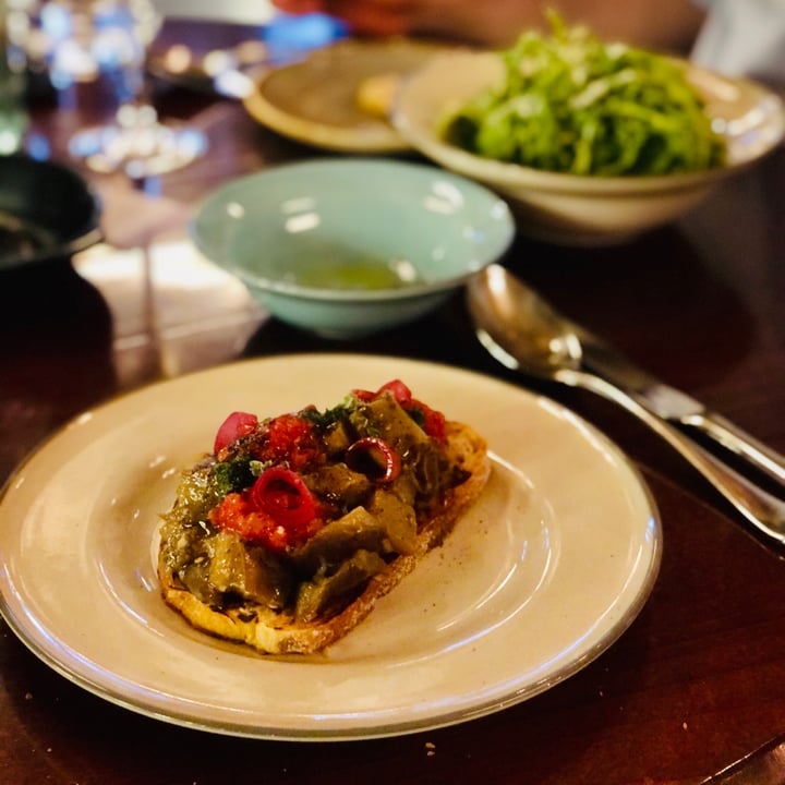 review photo of Union Street Café by Gordon Ramsay Aubergine Tomato Crostini shared by @maxwagner on 16 Sep 2020 - review