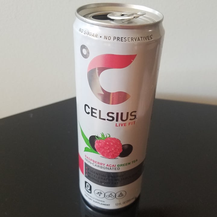 photo of Celsius Wild berry shared by @veganbylucianabene on  10 Jul 2022 - review