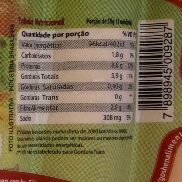 review photo of Goshen Salsicha de soja (soy sausage) shared by @beta73 on 20 Jan 2021 - review