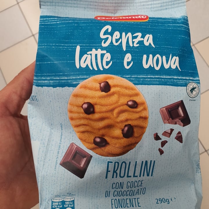 photo of Dolciando Frollini Con Gocce Di Cioccolato Fondente shared by @269vegan269 on  20 Oct 2022 - review