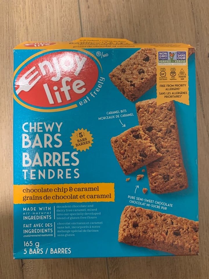review photo of Enjoy Life Chewy Bars Chocolate Chip and Caramel shared by @kready on 23 Nov 2019 - review