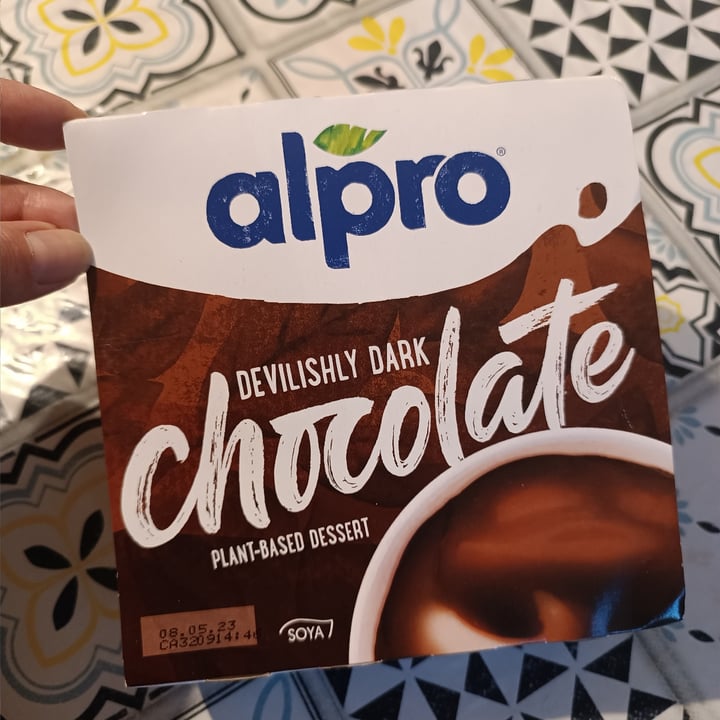 review photo of Alpro Devilishly Dark Chocolate Plant-based Dessert shared by @lavandula on 29 Oct 2022 - review
