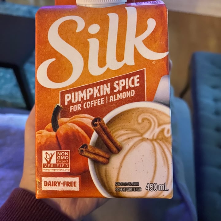 review photo of Silk Silk Almond Creamer Pumpkin Spice shared by @cristinatheactivist on 08 Oct 2021 - review