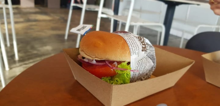 photo of VeganBurg Singapore Char-grilled satay with impossible patty shared by @sncardin on  03 Feb 2020 - review