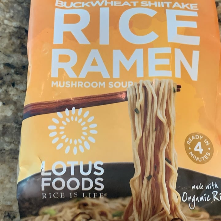 photo of Lotus Foods - Rice Is Life Buckwheat Shiitake Rice Ramen: Mushroom Soup shared by @courtneykennedy on  10 Mar 2022 - review