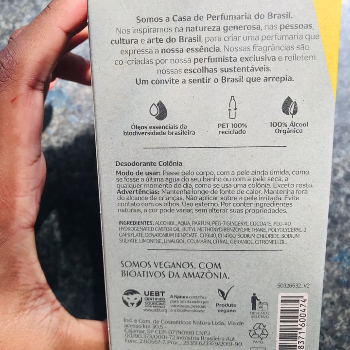 review photo of Natura Água De Banho Breu Branco shared by @adrianni on 10 May 2022 - review