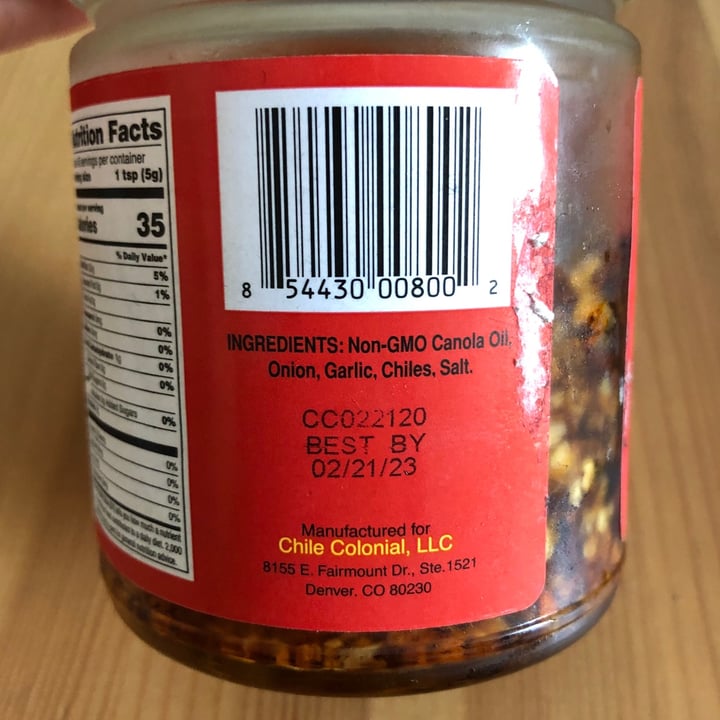 review photo of Chili Crunch Chile Crunch shared by @aqualing on 25 Apr 2021 - review