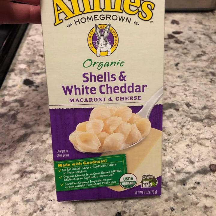 review photo of Annie’s Shells & White Cheddar Mac n Cheese shared by @cannonball on 17 Dec 2020 - review