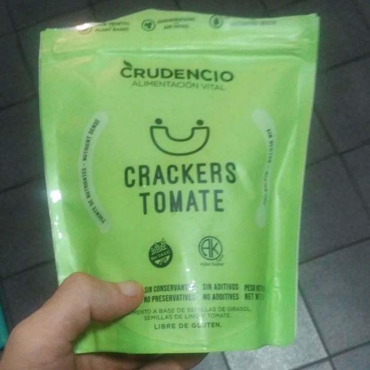 photo of Crudencio Crackers De Tomate shared by @jip31 on  08 Dec 2022 - review