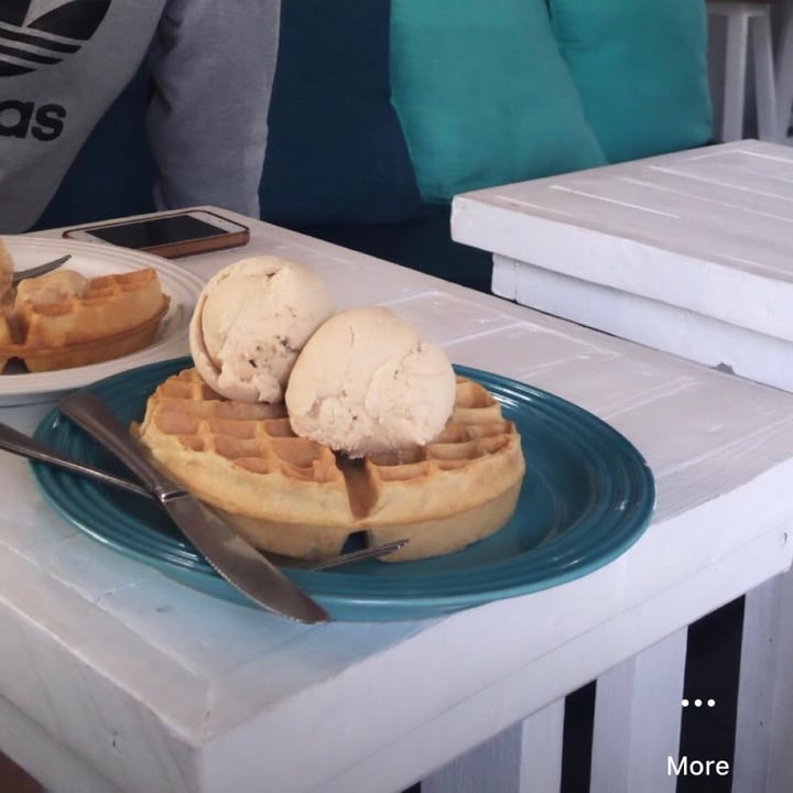photo of Kristen's Kick-Ass Ice Cream - Noordhoek Farm Village Vegan Waffle shared by @maxineparker on  02 Nov 2020 - review