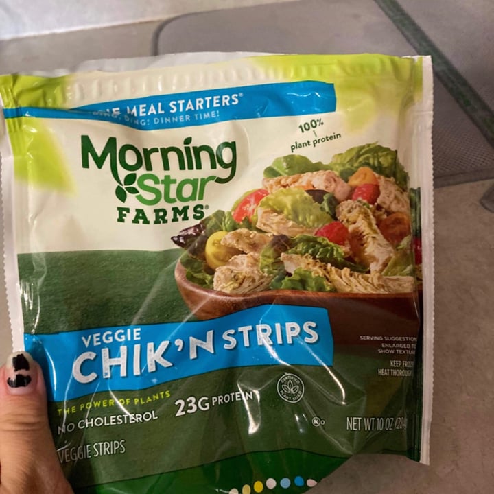 review photo of MorningStar Farms Chik'n Strips shared by @frogs on 08 Dec 2021 - review