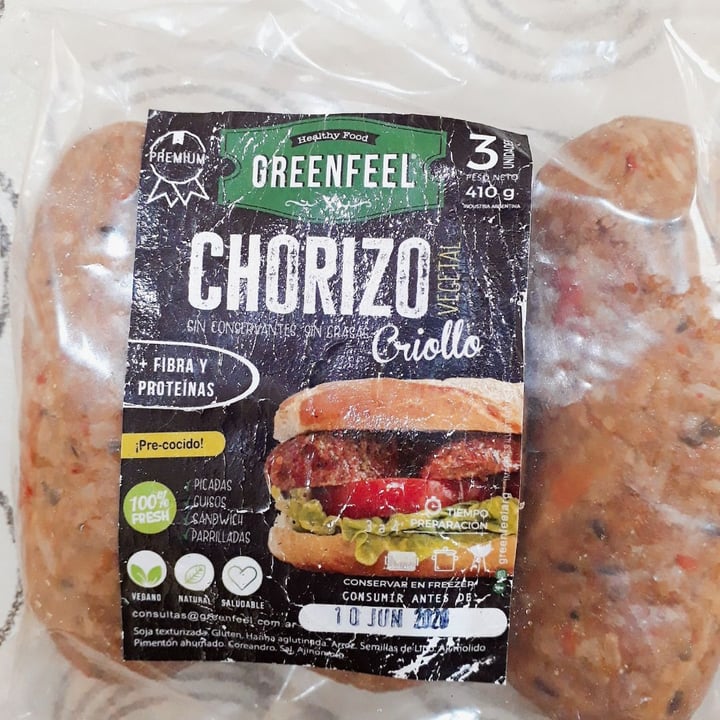 review photo of Greenfeel Chorizo shared by @lucianaari on 30 Dec 2019 - review