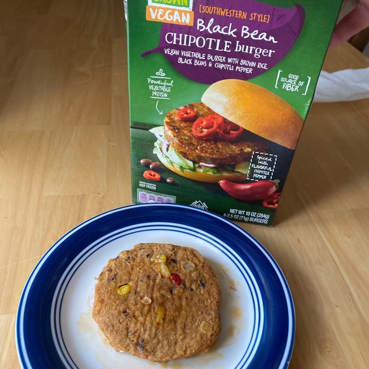 Earth Grown Black Bean Chipotle Burger Review abillion