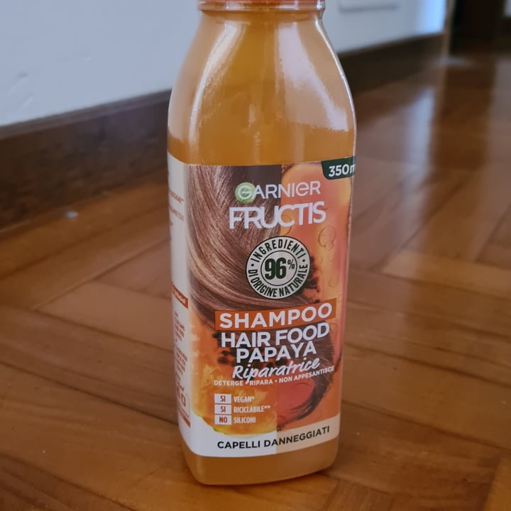 review photo of Garnier Fructis Hair Food Papaya Shampoo shared by @serenacuzzocrea on 15 Jun 2022 - review
