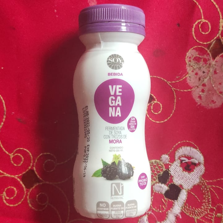 photo of Soy vital Bebida Vegana Sabor Mora shared by @carope02 on  04 Jun 2022 - review