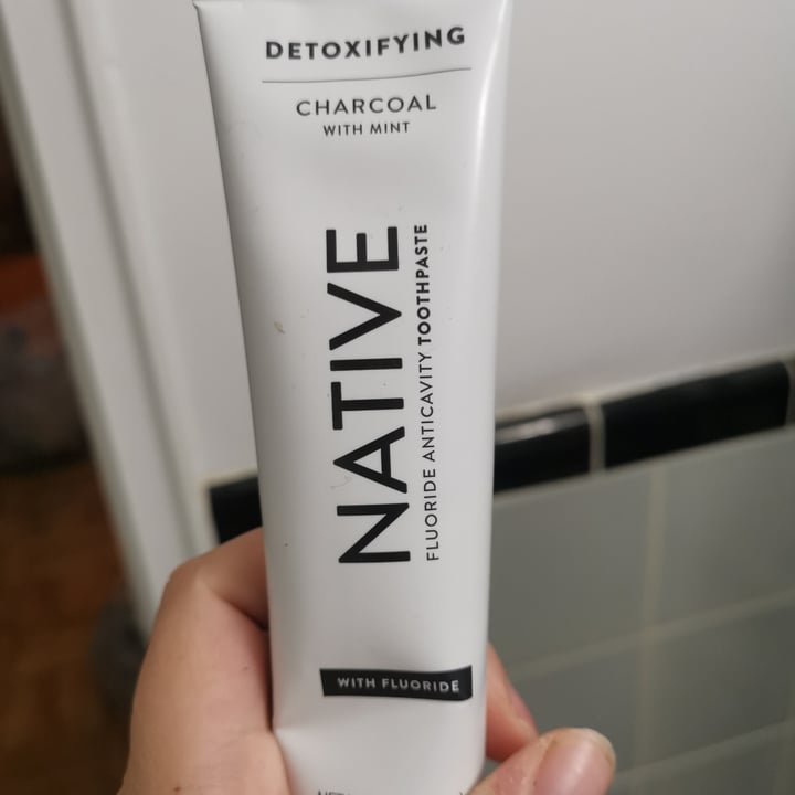 photo of Native Charcoal  Mint Toothpaste With Fluoride shared by @forestt on  21 Nov 2021 - review