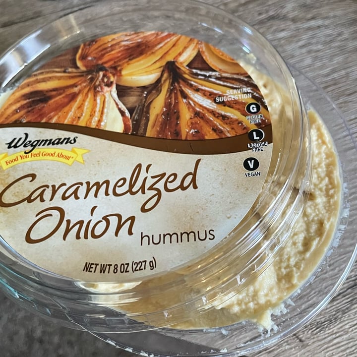 photo of Wegmans Caramelized Onion Hummus shared by @clarendiee on  17 Nov 2022 - review