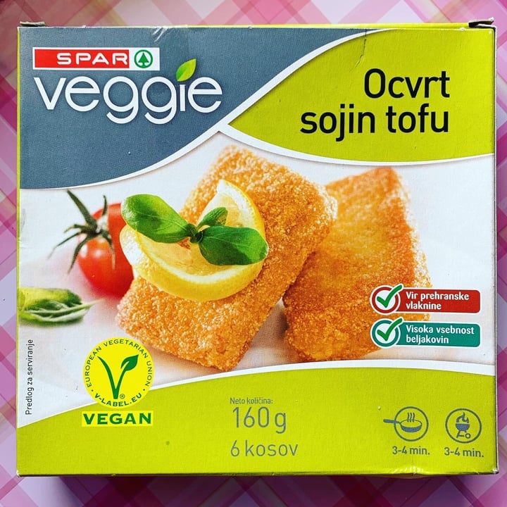 photo of Spar Veggie Fried Soy Tofu shared by @slovenianveganfinds on  04 Feb 2021 - review