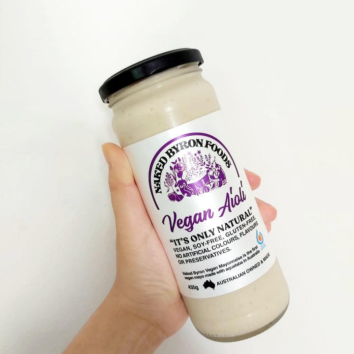 photo of Naked Byron Foods Vegan Mayonnaise - Aioli shared by @herbimetal on  25 May 2021 - review