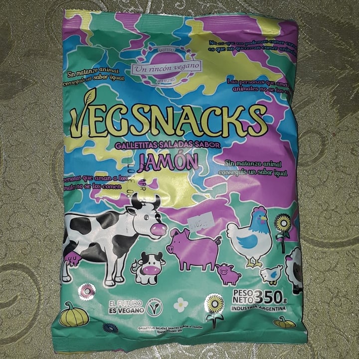 review photo of Un Rincón Vegano Vegsnacks Galletas Saladas sabor Jamon shared by @yardenrused on 05 Dec 2020 - review