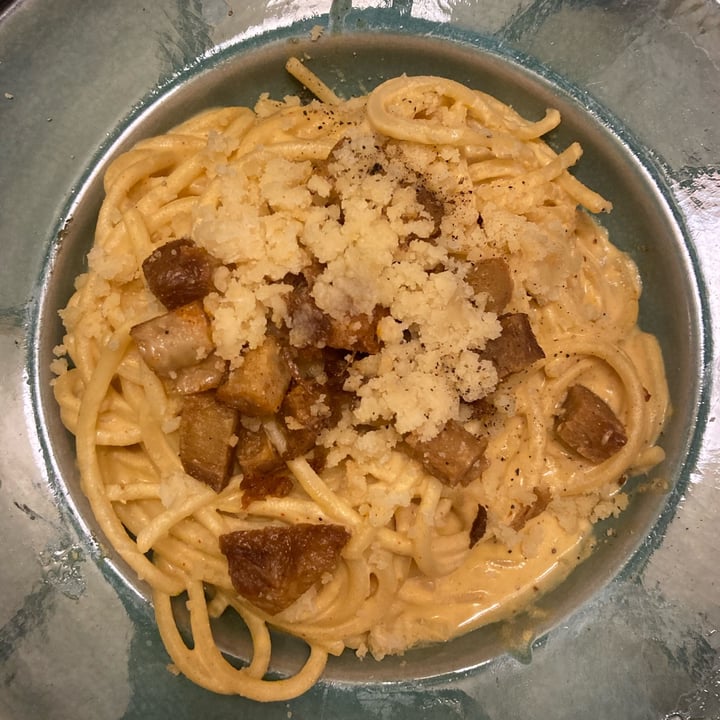review photo of Rifugio Romano Vegan Carbonara shared by @littleflame on 12 May 2022 - review
