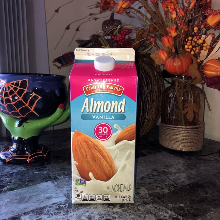 photo of Friendly Farms Almond Milk shared by @jprigg on  12 Oct 2020 - review