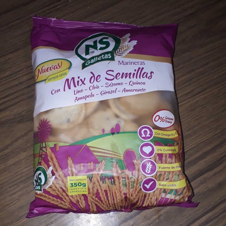 review photo of NS Galletas Galletas Marineras Mix de Semillas shared by @lopezagustinax on 15 Apr 2022 - review
