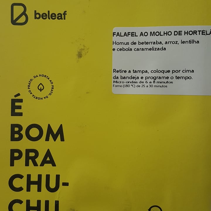 photo of Beleaf Falafel Ao Molho De Hortelã shared by @fabifujii on  12 Jul 2021 - review