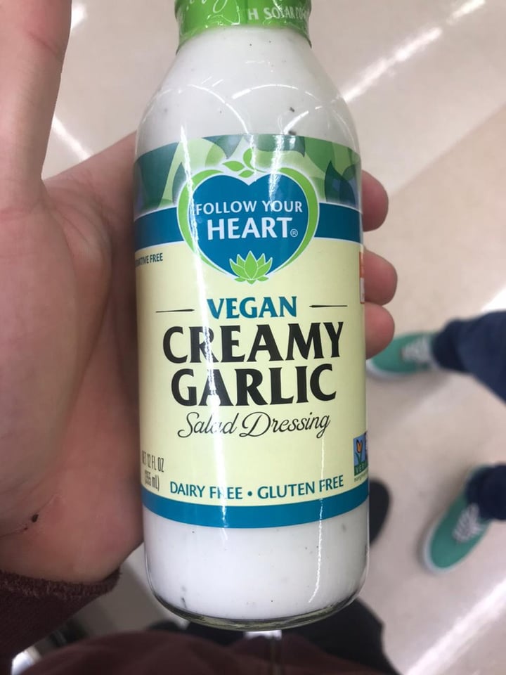 photo of Follow your Heart Creamy Garlic shared by @iruarraztiog on  01 Feb 2020 - review