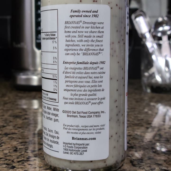 review photo of Brianna's Fine Salad Dressings Rich Poppy Seed Dressing shared by @bisingular on 06 Oct 2021 - review