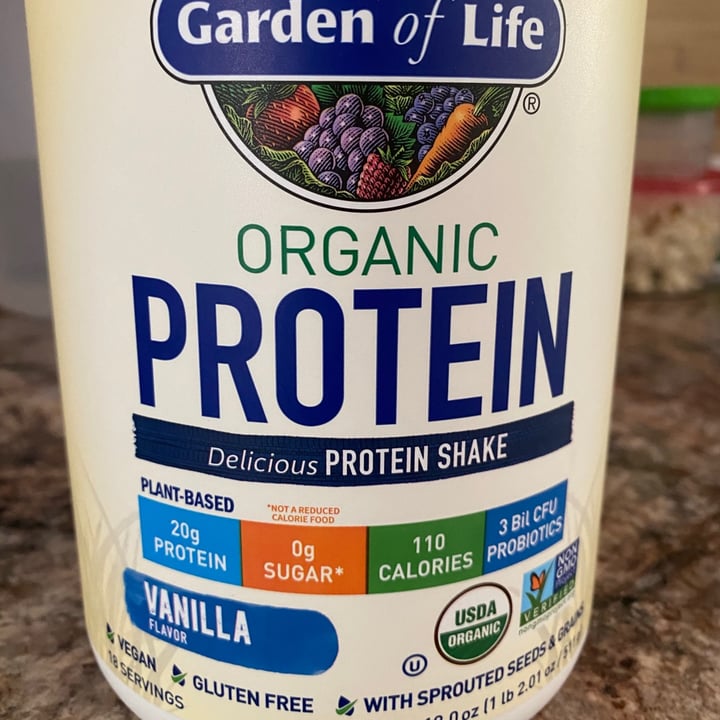 photo of Garden of Life Protein powder shared by @terrif on  30 Aug 2021 - review