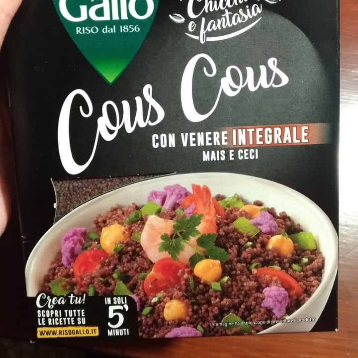 photo of Gallo Cous cous di mais, riso venere e ceci shared by @terry95 on  13 Apr 2022 - review