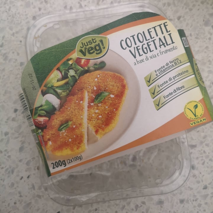 photo of Just Veg! (ALDI Italy) Cotolette vegetali shared by @vmarangoni1709 on  13 Dec 2022 - review