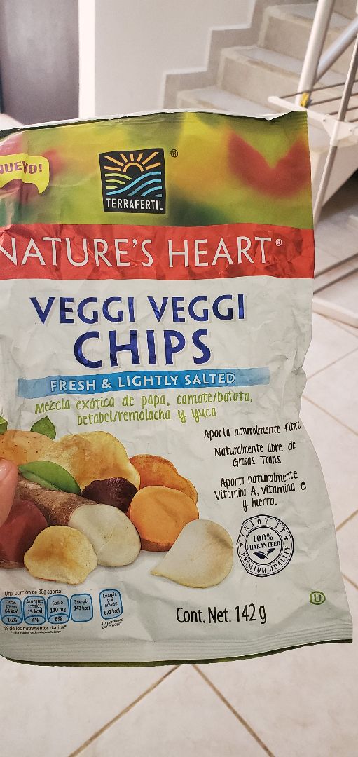 photo of Nature's Heart Veggie chips shared by @mjimenasilva on  16 Apr 2020 - review