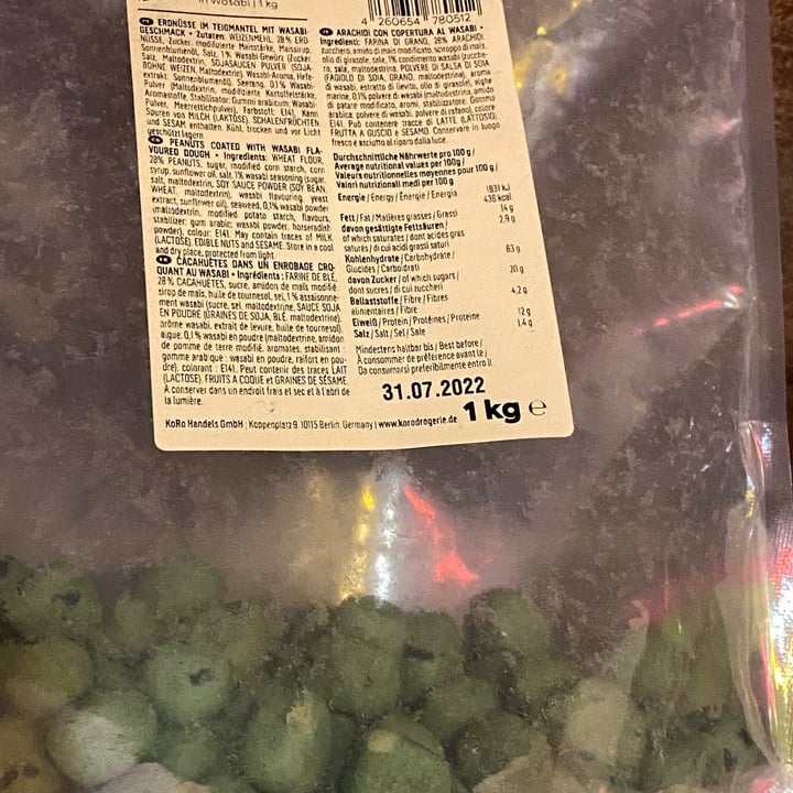 review photo of Koro Arachidi con wasabi shared by @chiaraio on 13 Apr 2022 - review