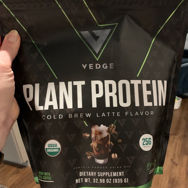 review photo of Vedge Nutrition Cold Brew Latte shared by @aliciaveganrose on 27 Feb 2022 - review