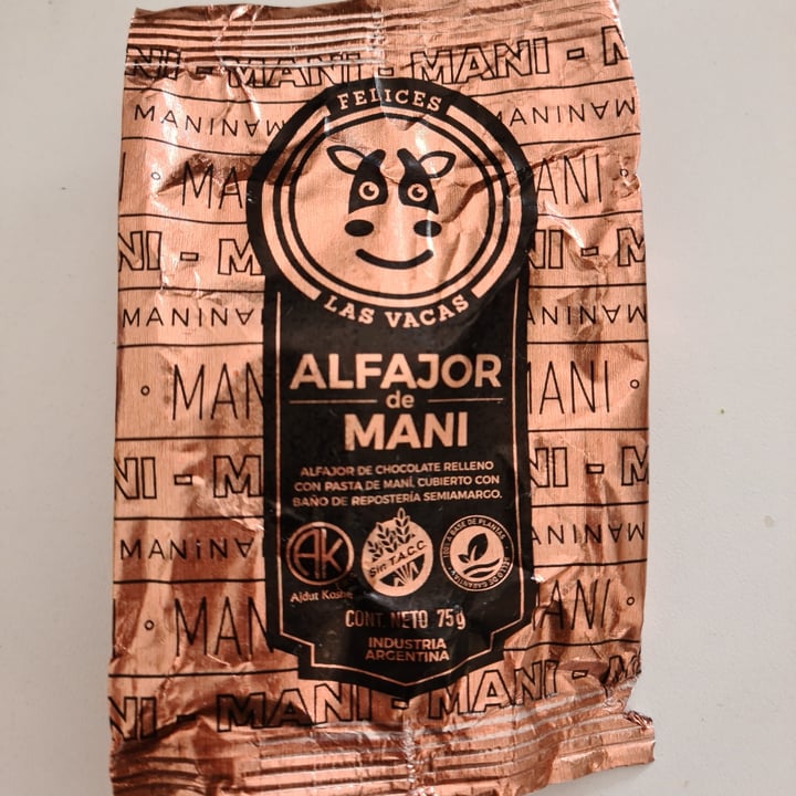 review photo of Felices Las Vacas Alfajor Con Pasta De Maní shared by @cef on 12 Sep 2021 - review