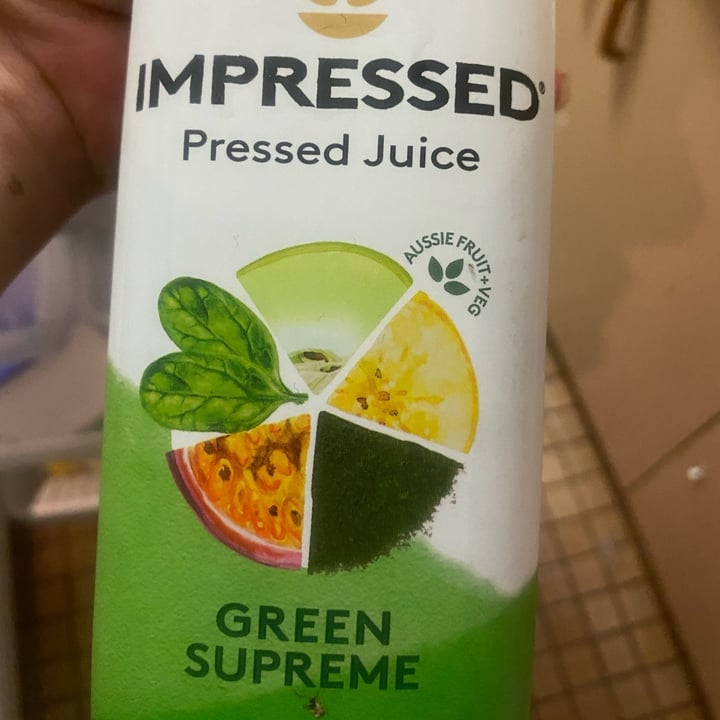 photo of plant based life Impressed Pressed Juice shared by @nicolecarrigan on  19 Oct 2022 - review