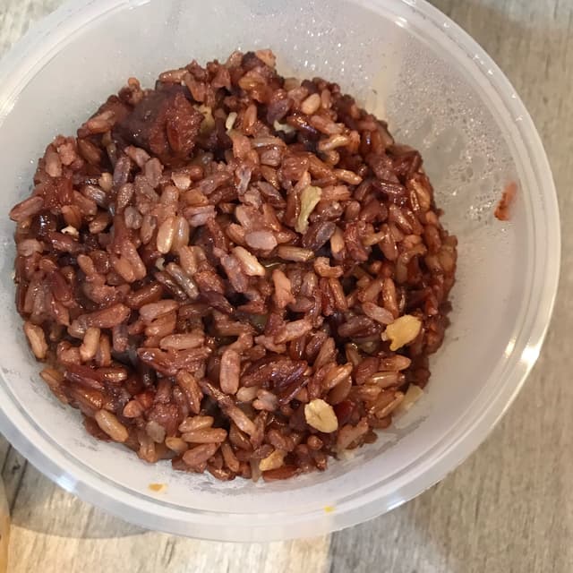 Photo of the dish “Red bean, rolled oats, red rice wholegrain meal”